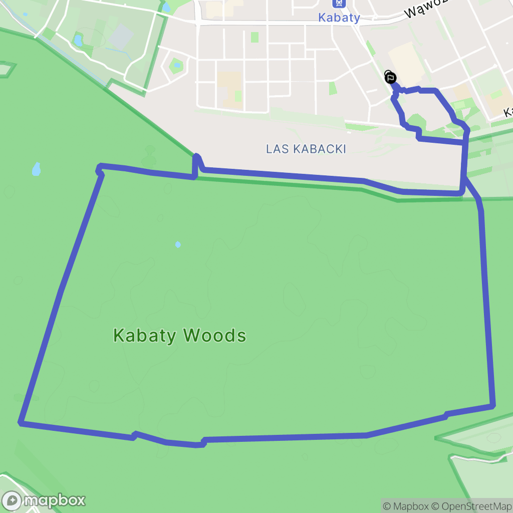 Warszawa: mapa trasy - Poland