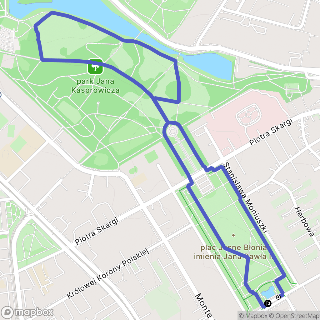 Szczecin: mapa trasy - Poland