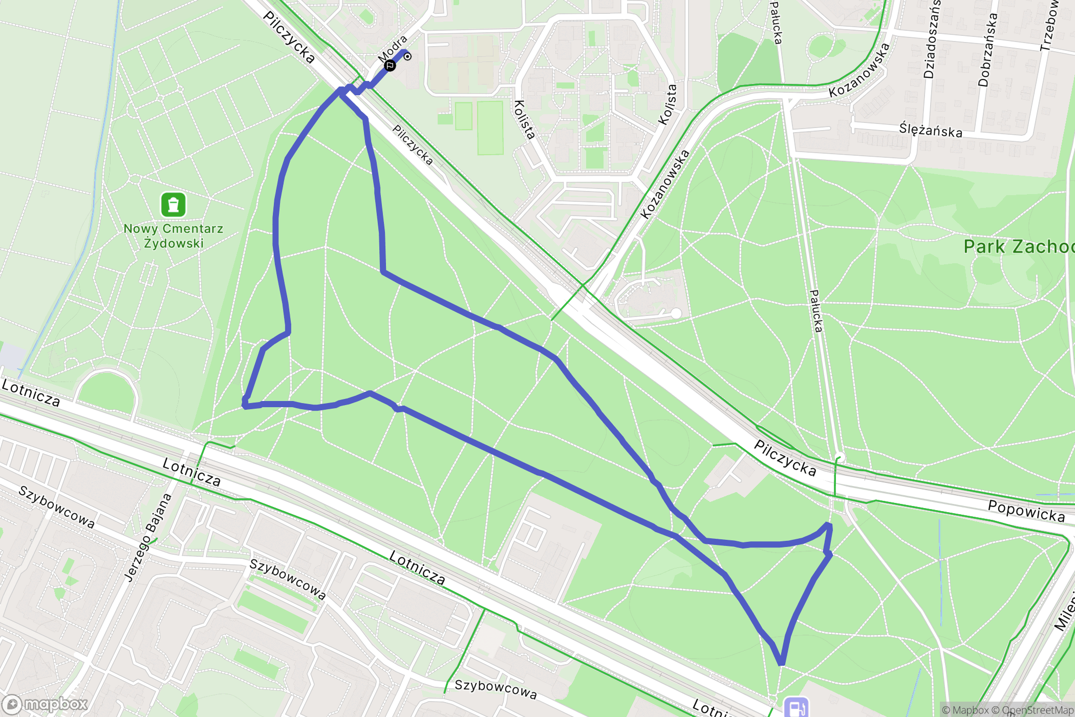 Wrocław: mapa trasy - Poland