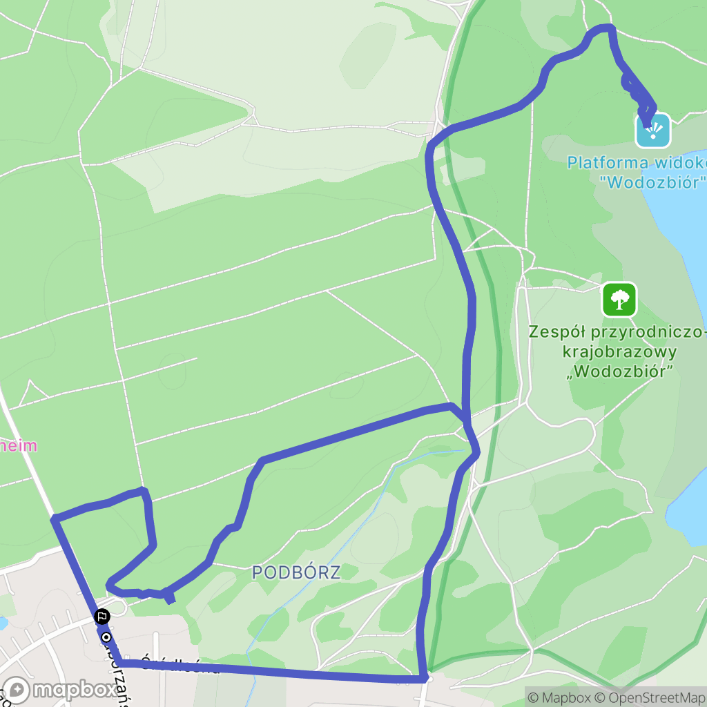 Szczecin: mapa trasy - Poland