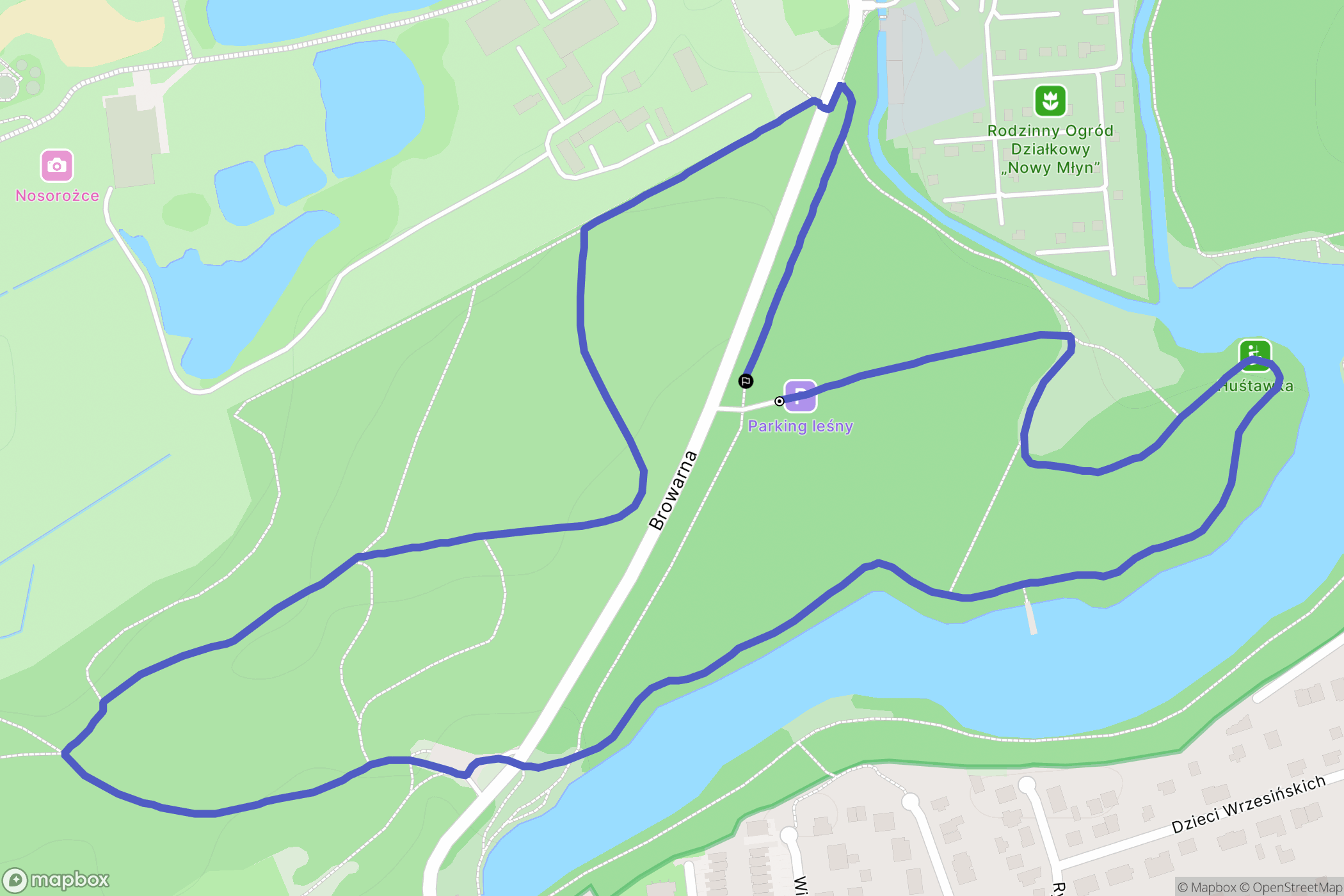 Poznań: mapa trasy - Poland