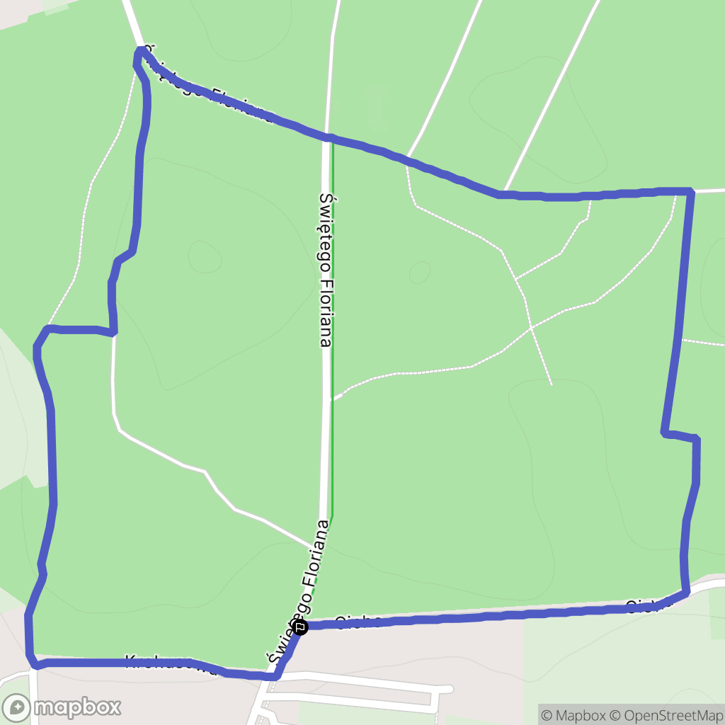 Leźno: mapa trasy - Poland