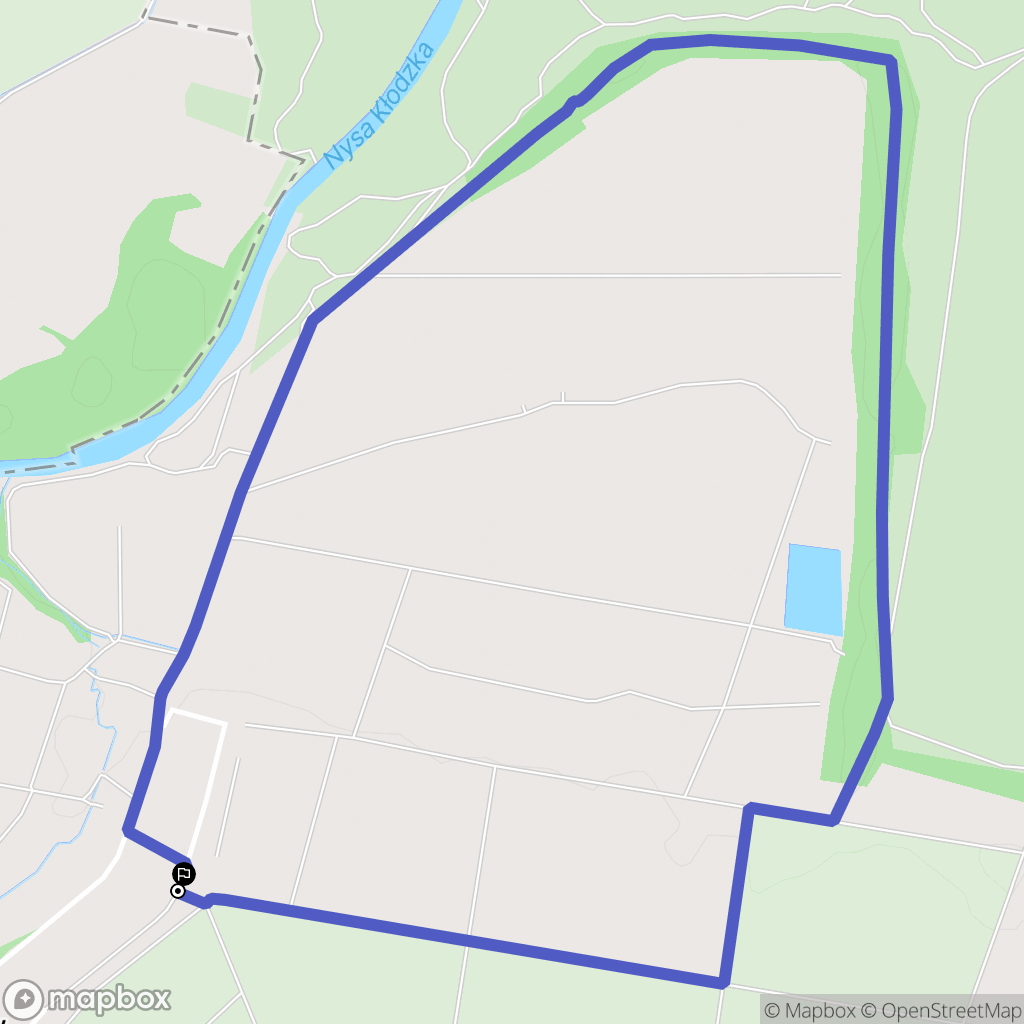 Stary Paczków: mapa trasy - Poland