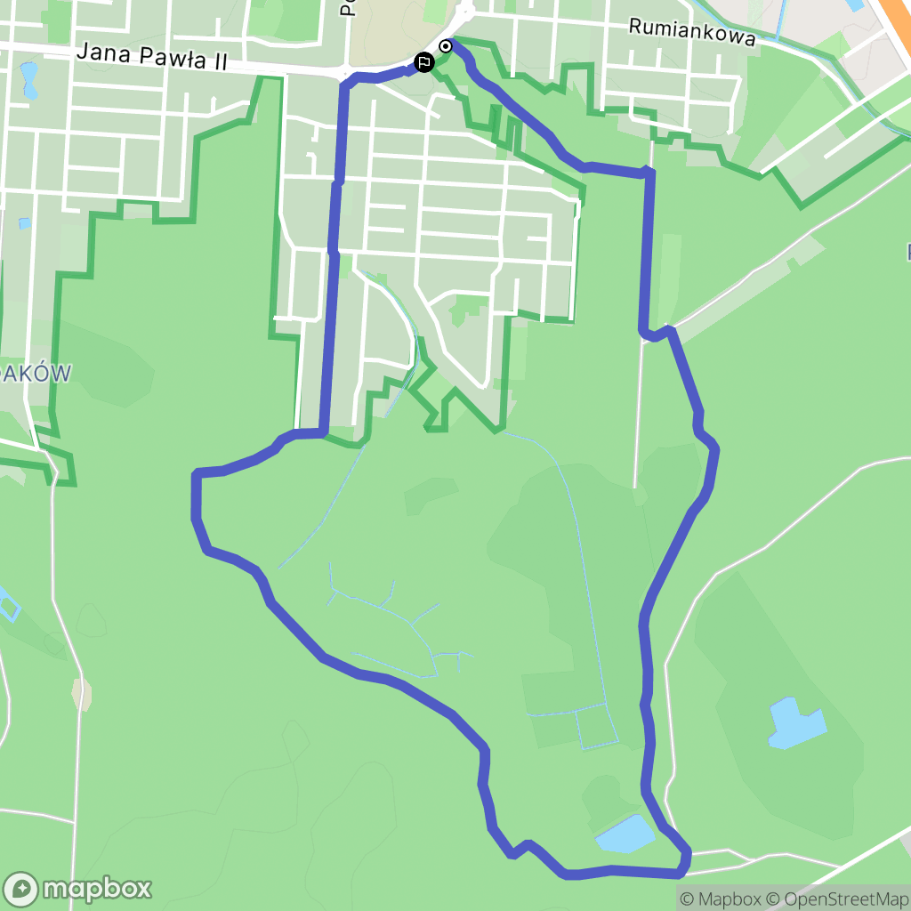 Warszawa: mapa trasy - Poland