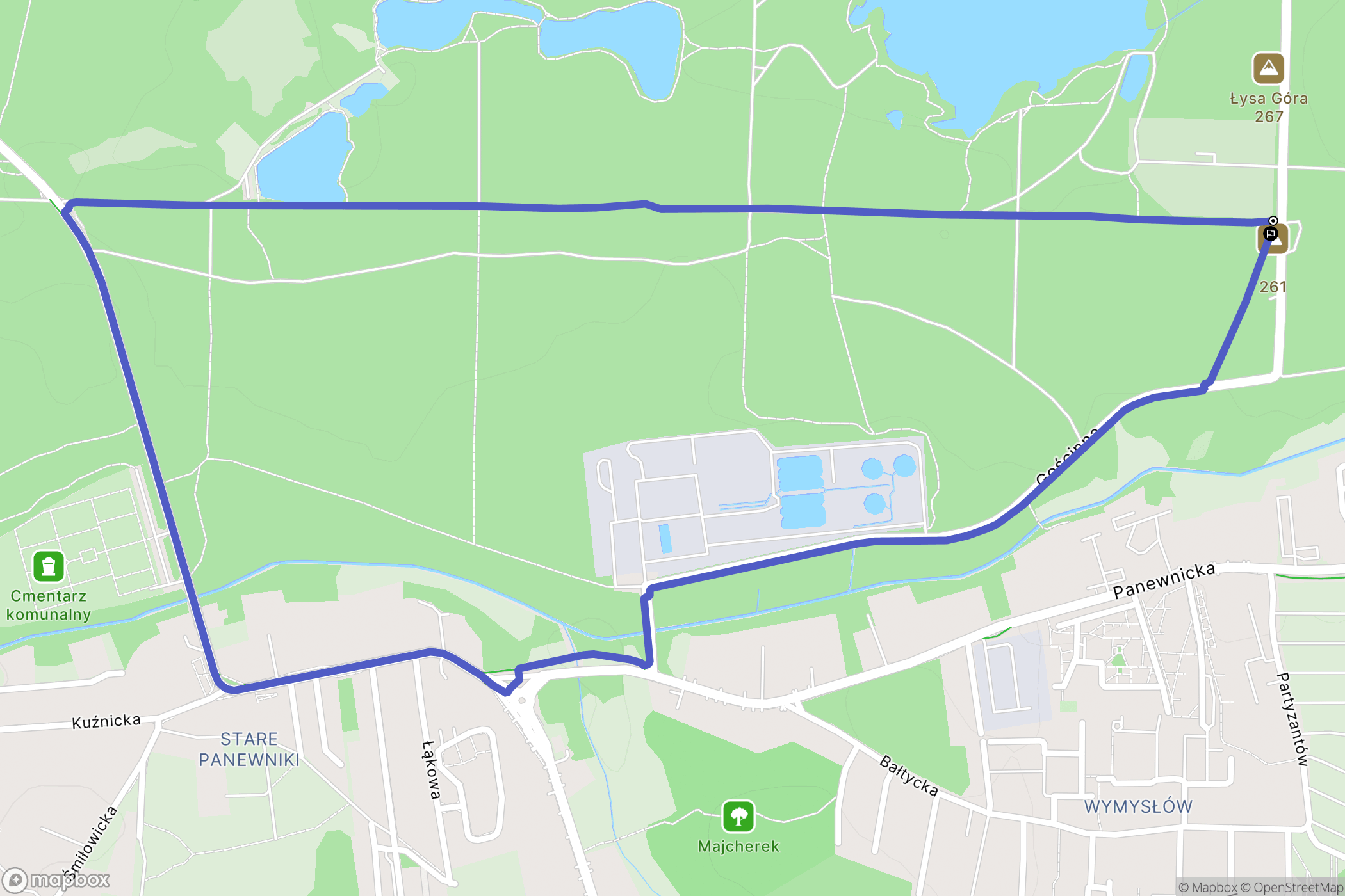 Ruda Śląska: mapa trasy - Poland