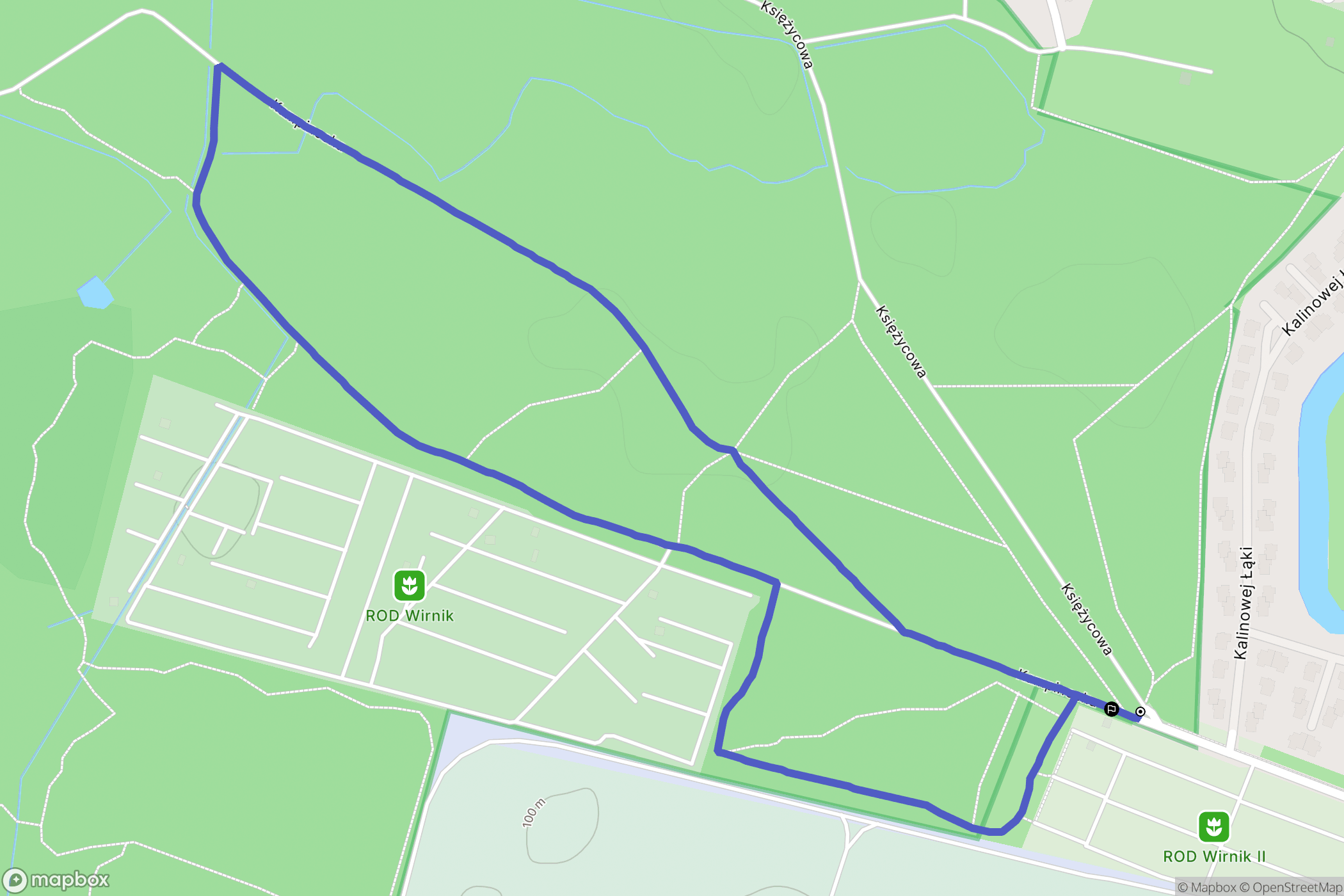 Warszawa: mapa trasy - Poland