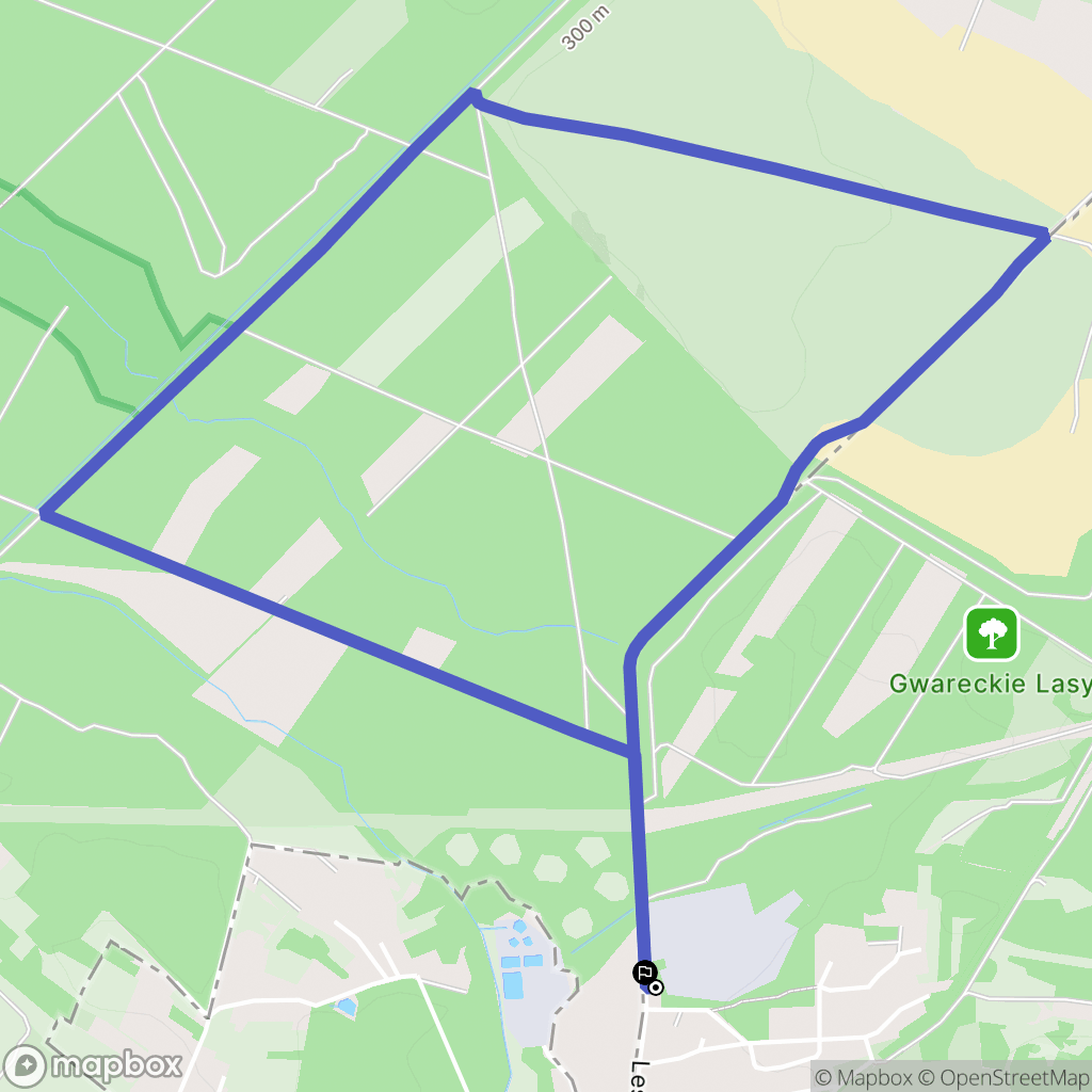 Trzebinia: mapa trasy - Poland