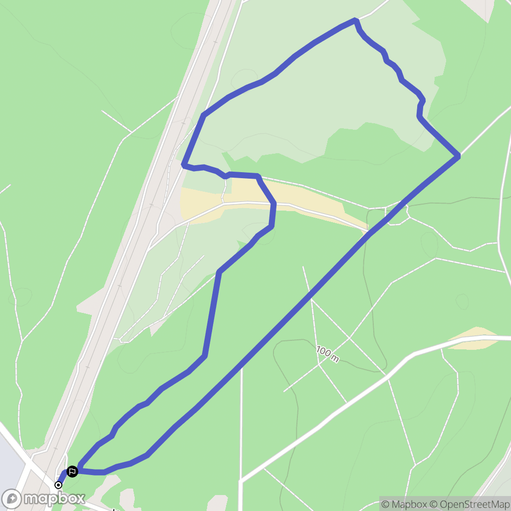 Mostówka: mapa trasy - Poland