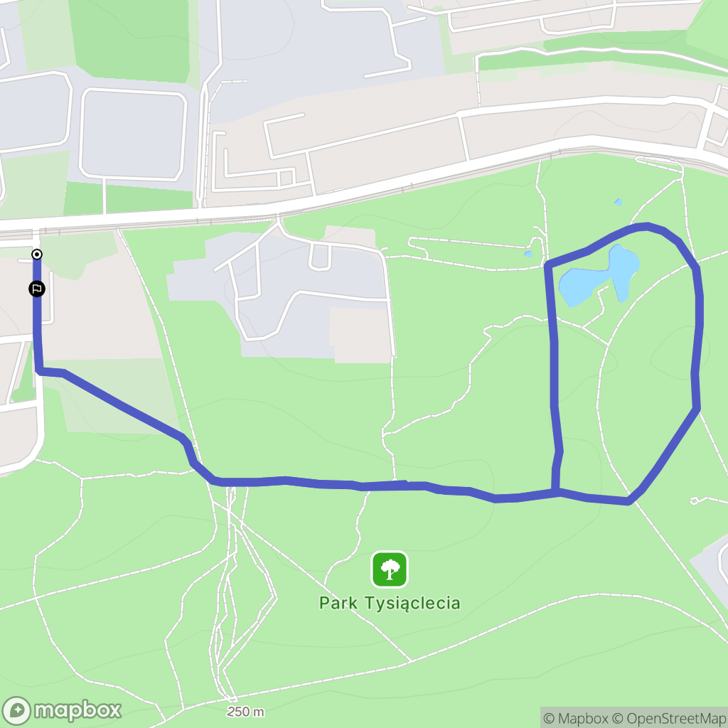 Sosnowiec: mapa trasy - Poland