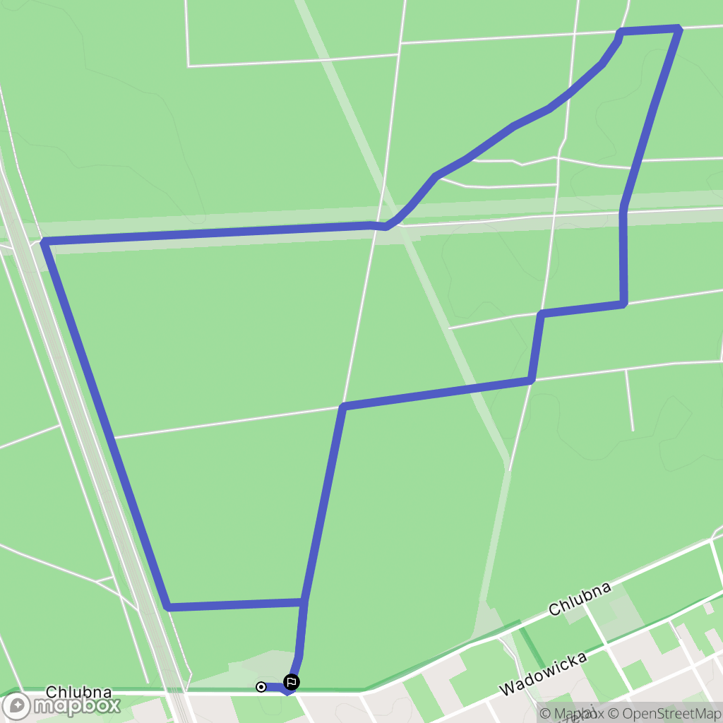 Warszawa: mapa trasy - Poland