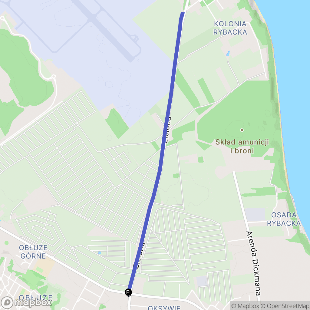 Gdynia: mapa trasy - Poland