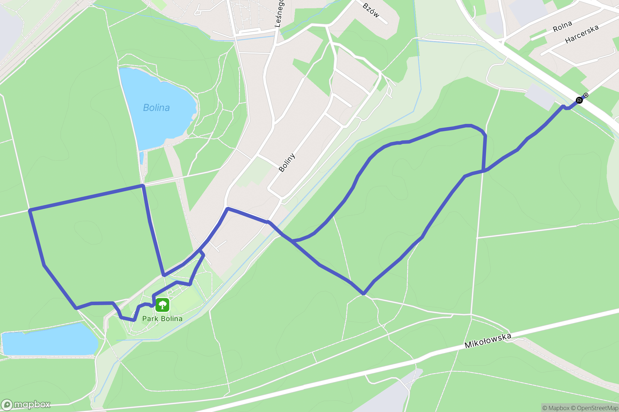 Mysłowice: mapa trasy - Poland