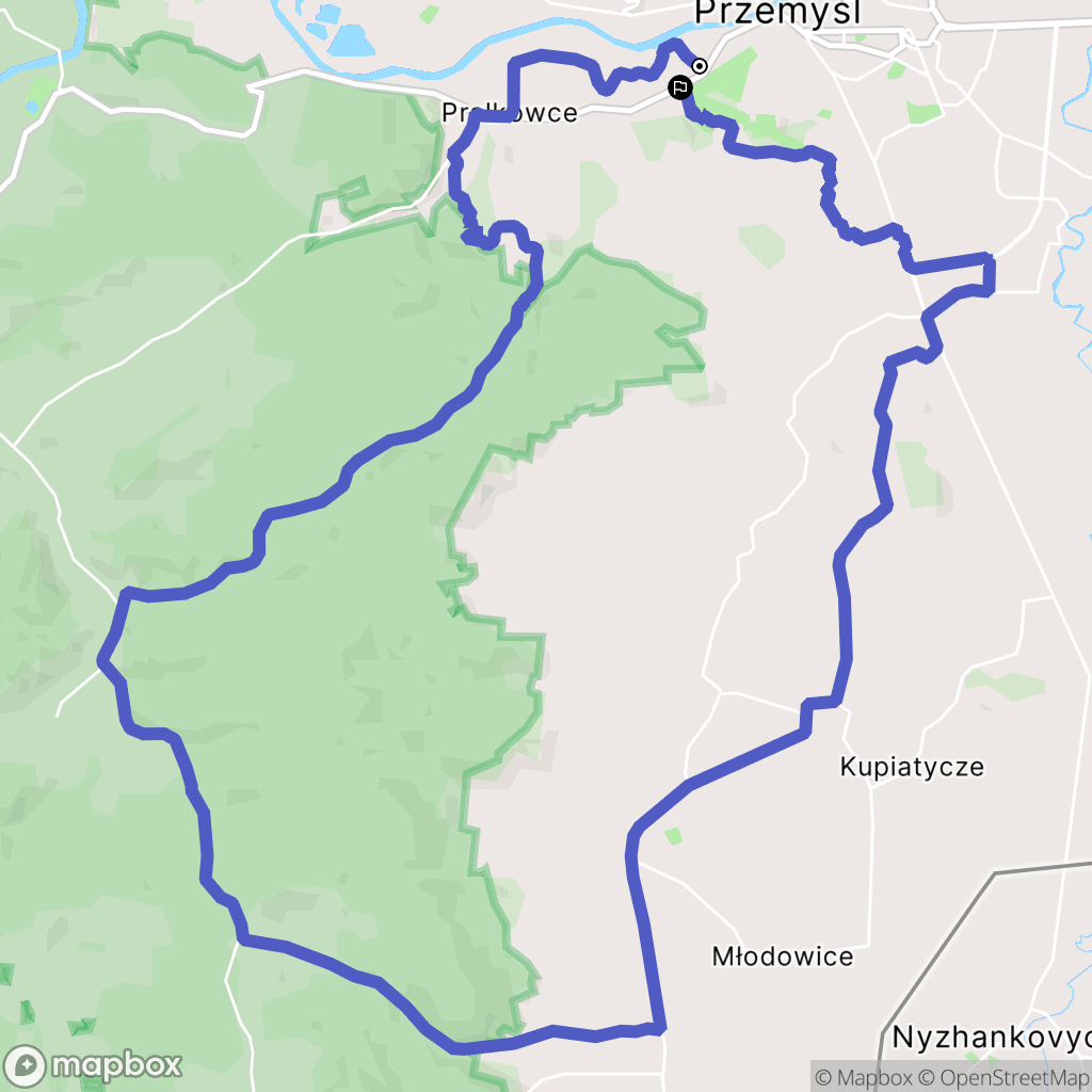 Przemyśl: mapa trasy - Poland