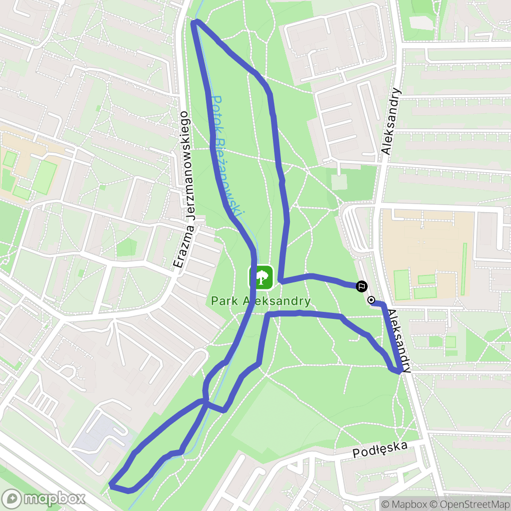 Kraków: mapa trasy - Poland
