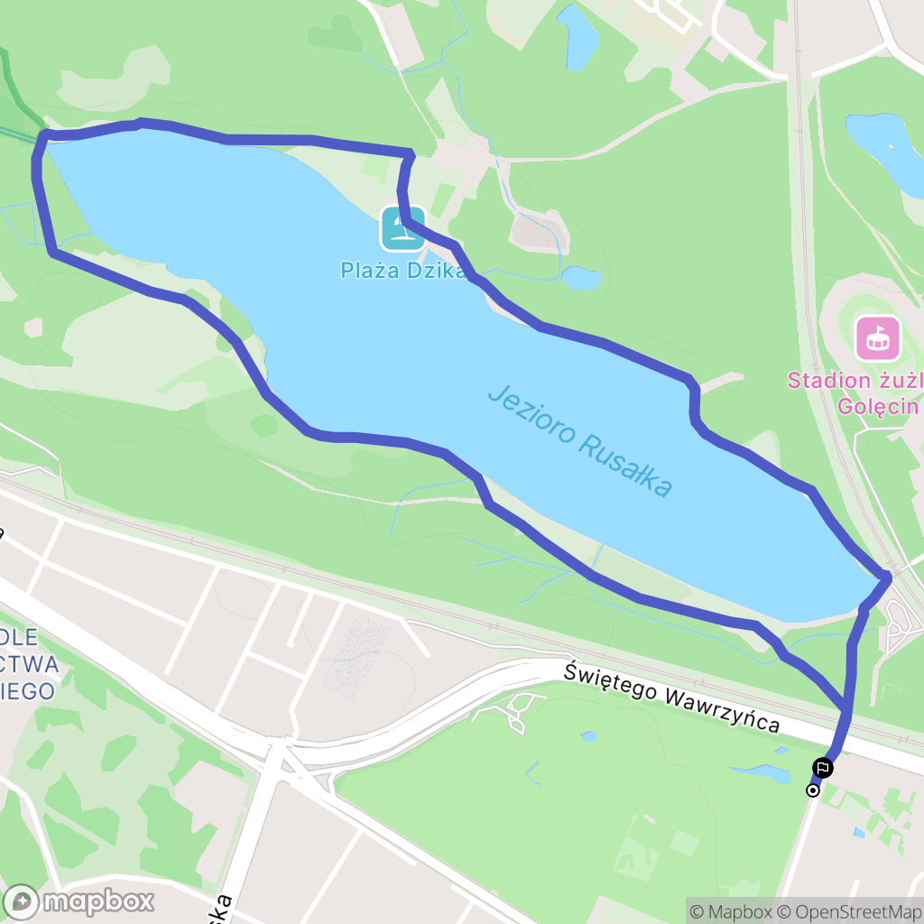 Poznań: mapa trasy - Poland
