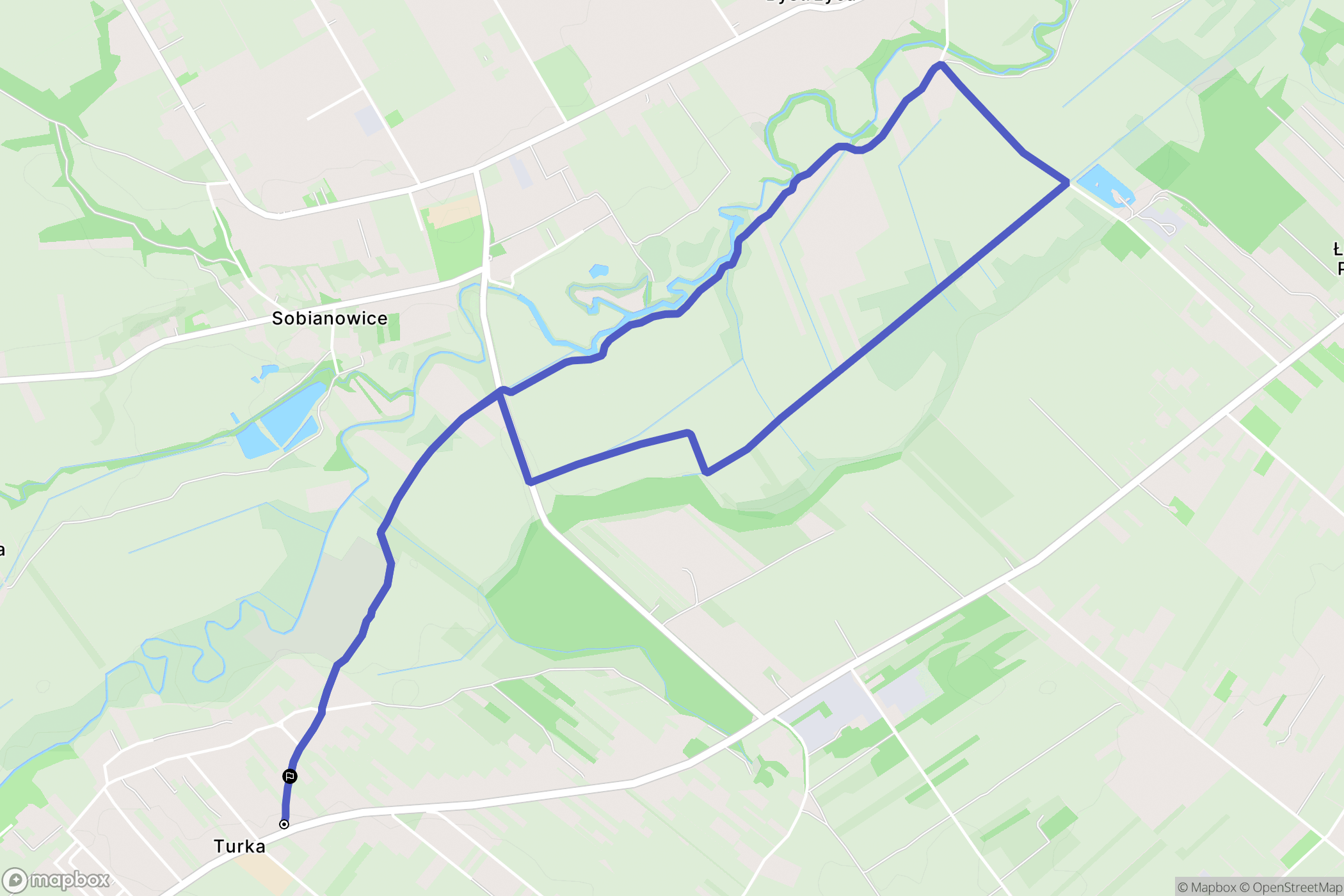 Turka: mapa trasy - Poland