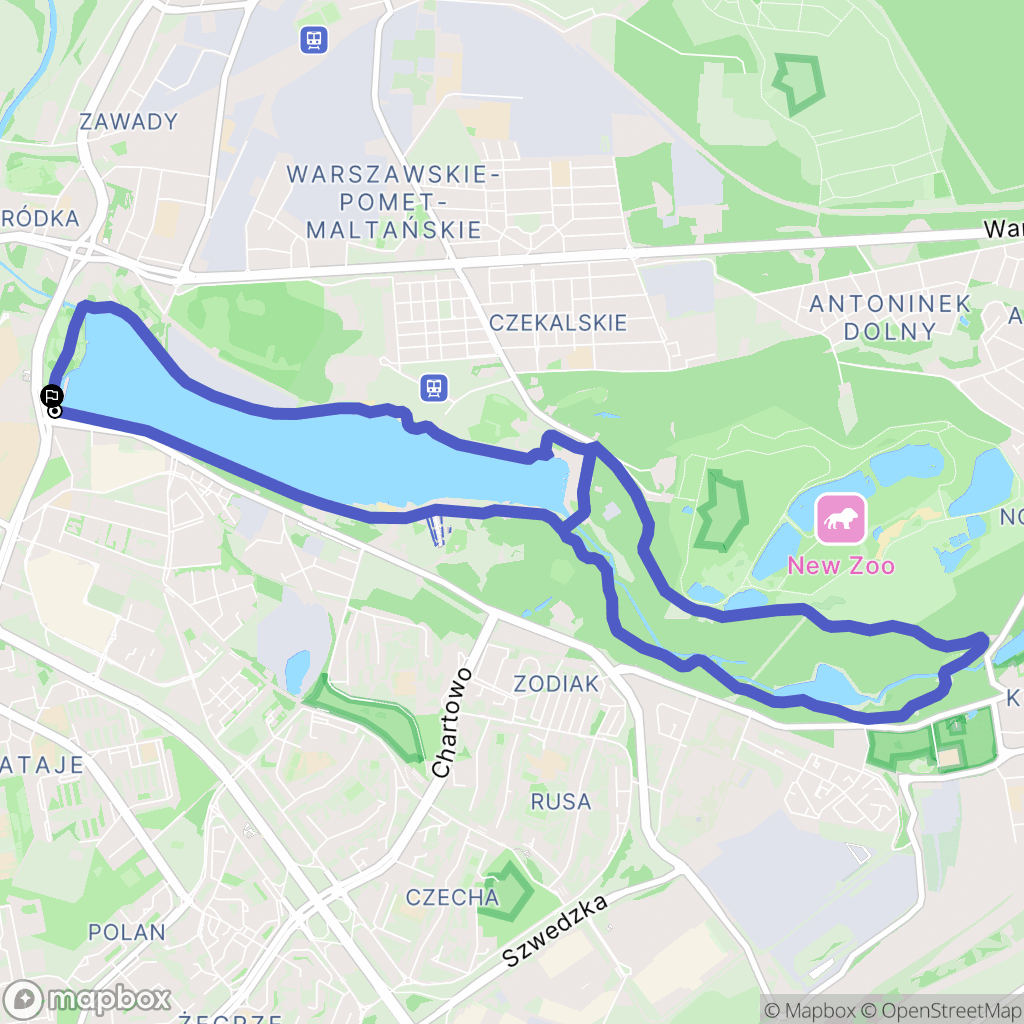 Poznań: mapa trasy - Poland