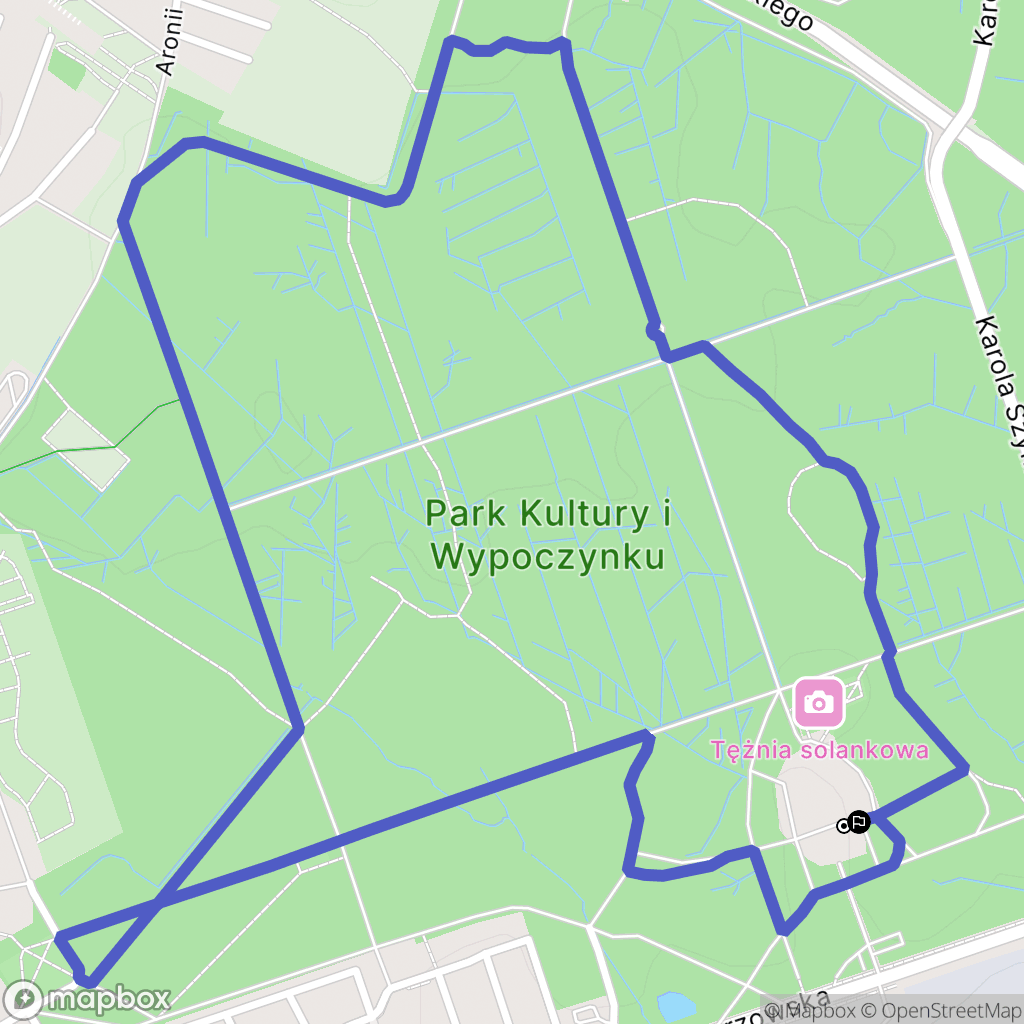 Gliwice: mapa trasy - Poland