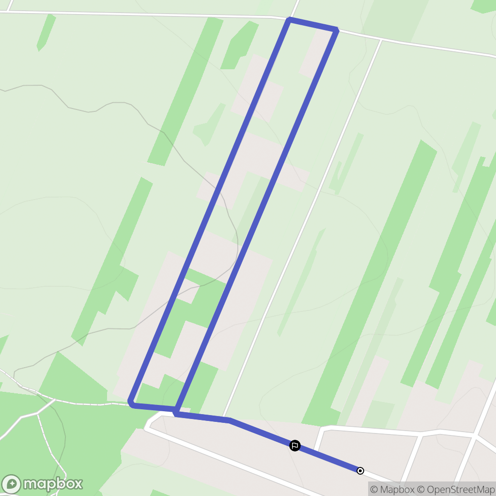 Niestachów: mapa trasy - Poland