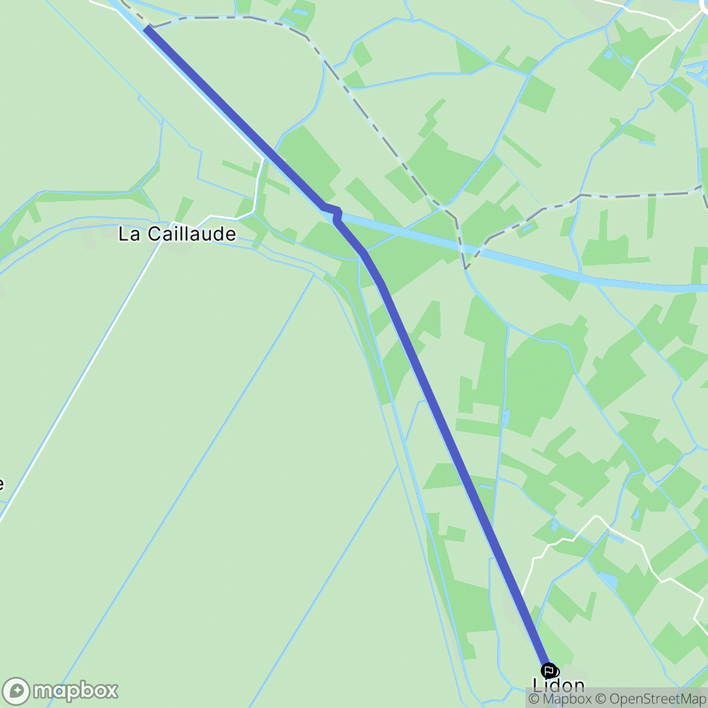 Saint-Hilaire-la-Palud : carte du parcours de randonnée - France