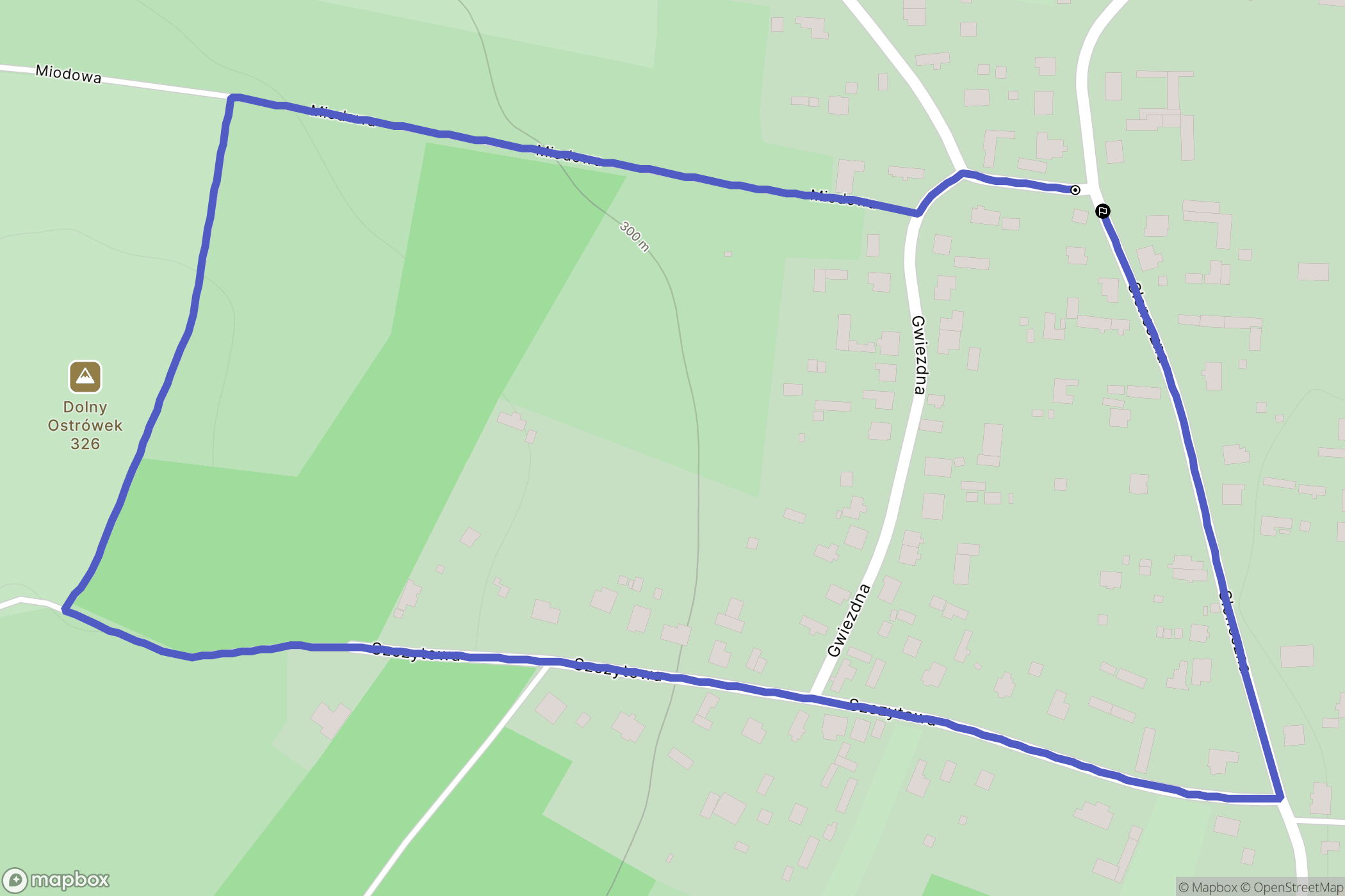 Skrajnica: mapa trasy - Poland