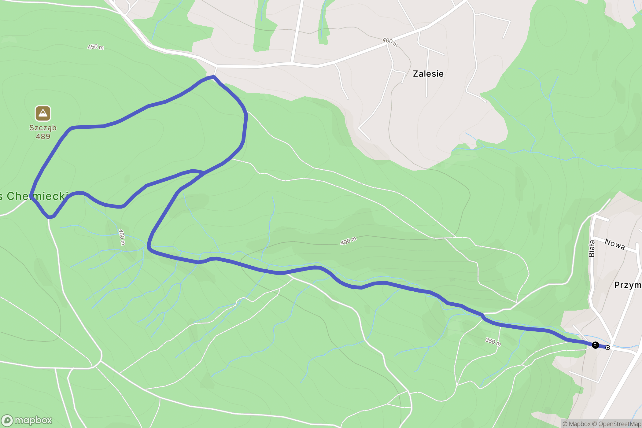 Marcinkowice: mapa trasy - Poland