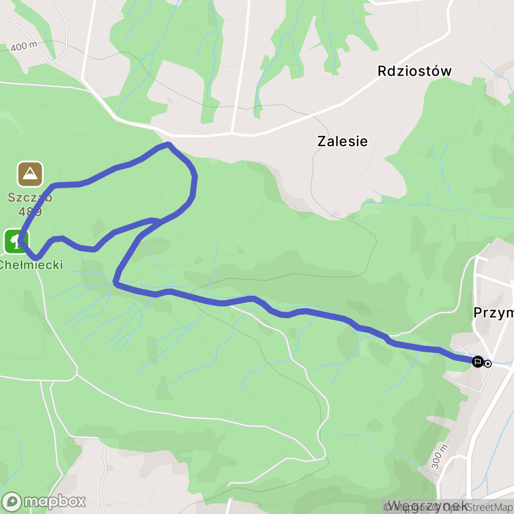 Marcinkowice: mapa trasy - Poland