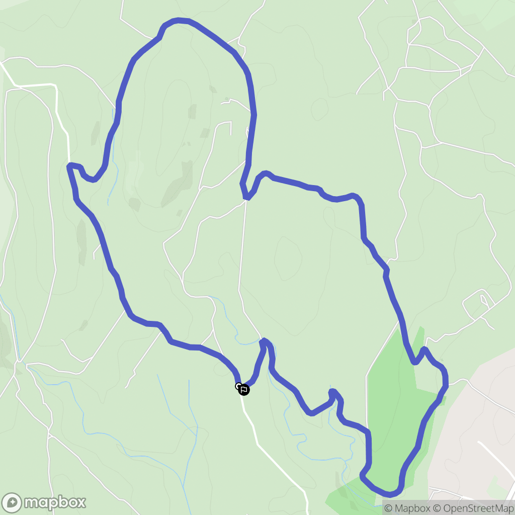 Montbazin : carte du parcours de randonnée - France