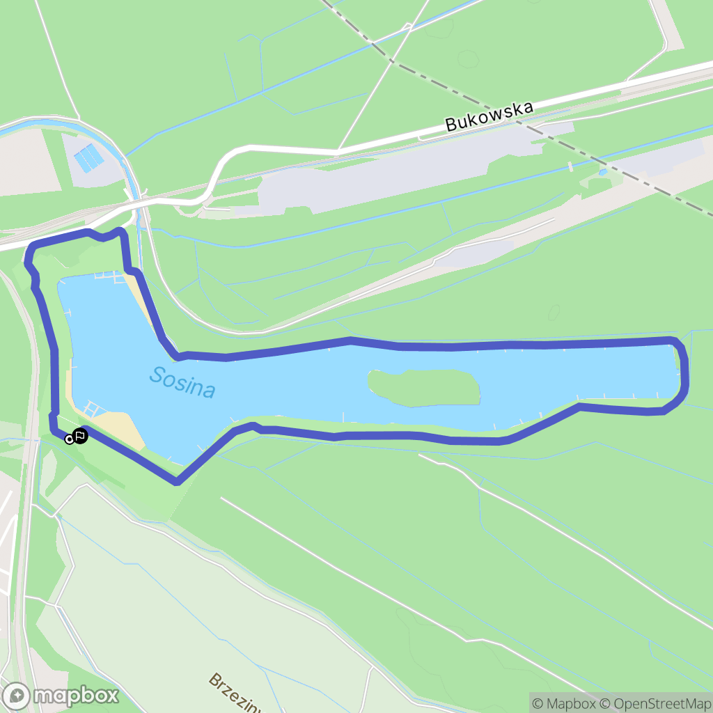 Jaworzno: mapa trasy - Poland