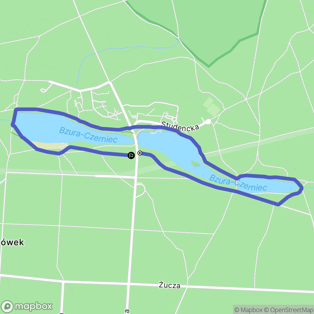 Łódź: mapa trasy - Poland