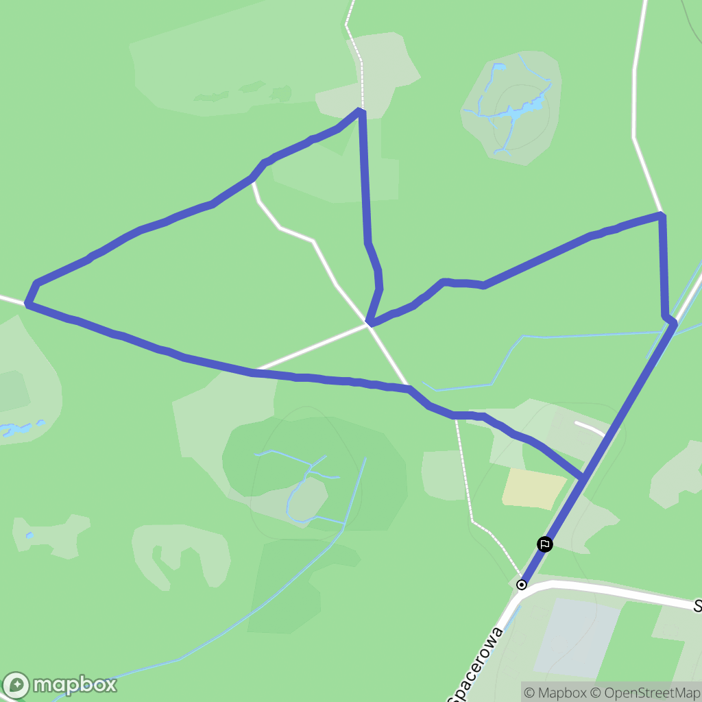 Marki: mapa trasy - Poland