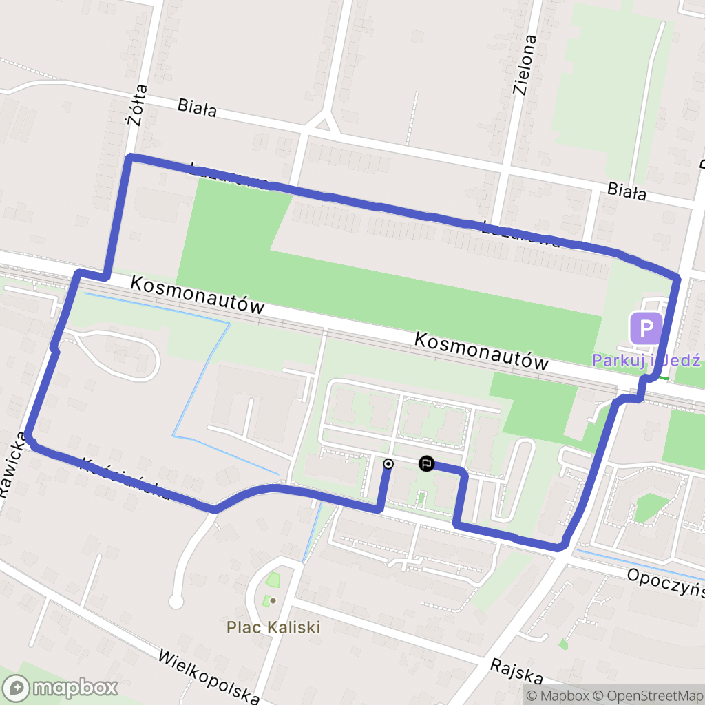 Wrocław: mapa trasy - Poland