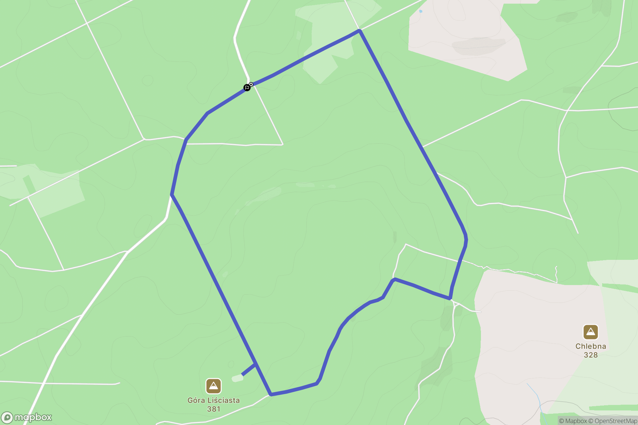Luban: mapa trasy - Poland