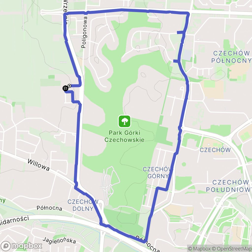 Lublin: mapa trasy - Poland