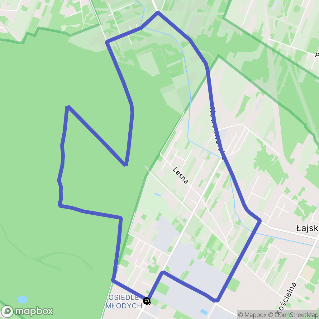 Legionowo: mapa trasy - Poland