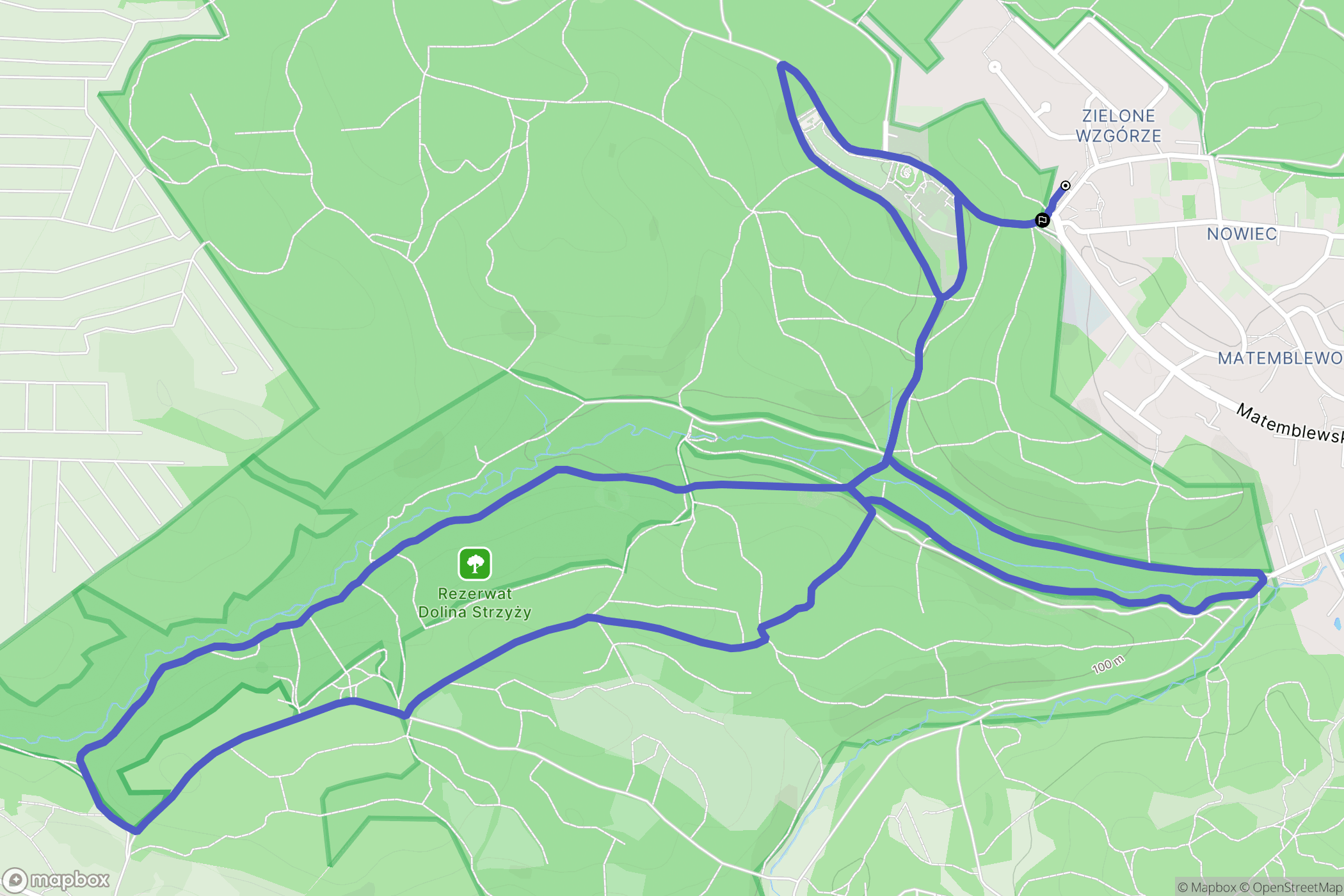 Gdańsk: mapa trasy - Poland
