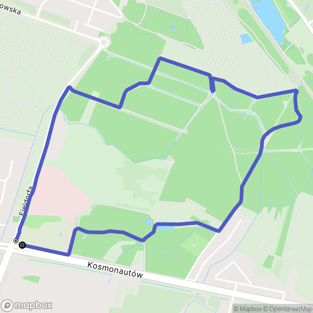 Wrocław: mapa trasy - Poland