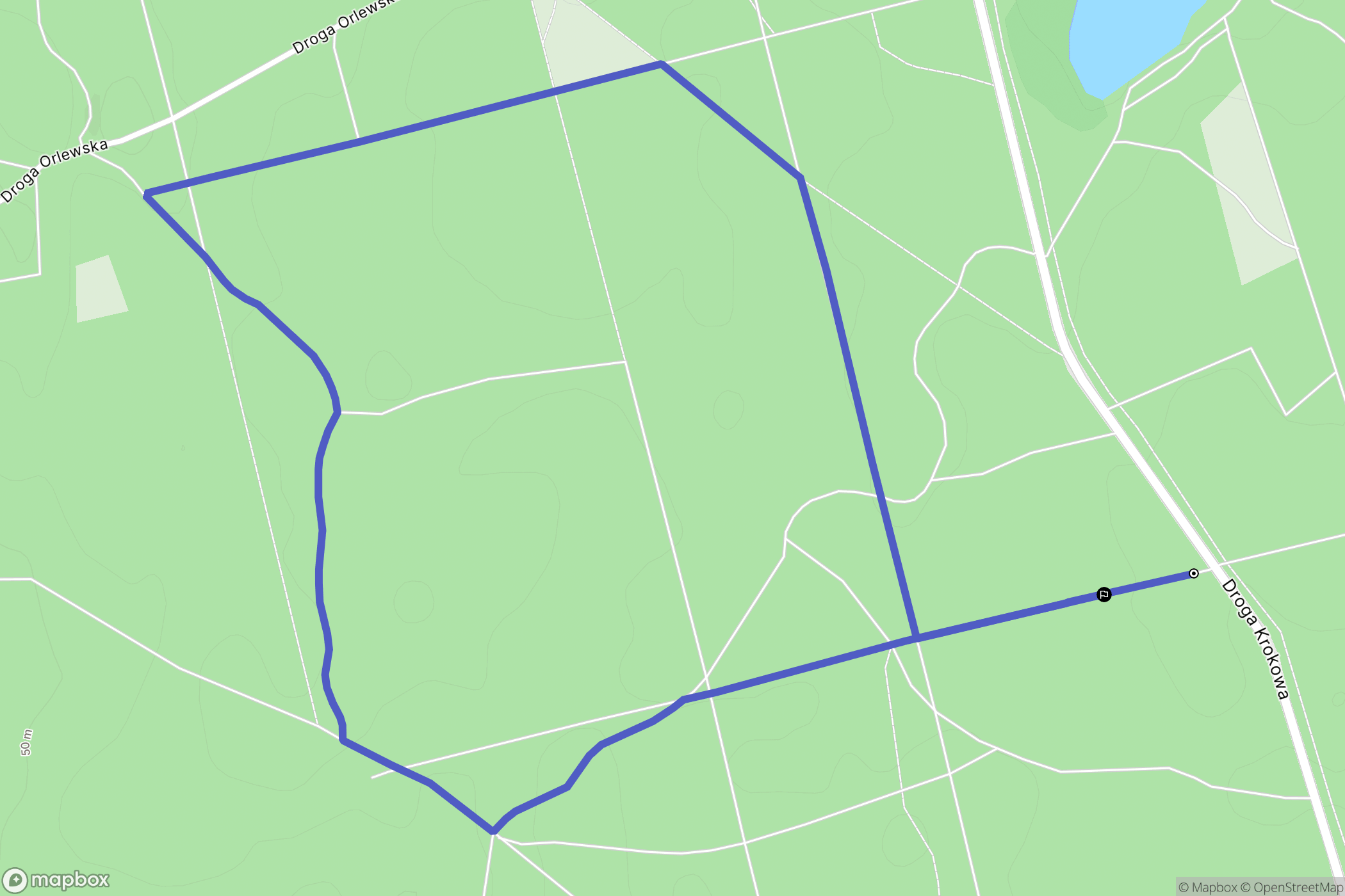Wejherowo: mapa trasy - Poland