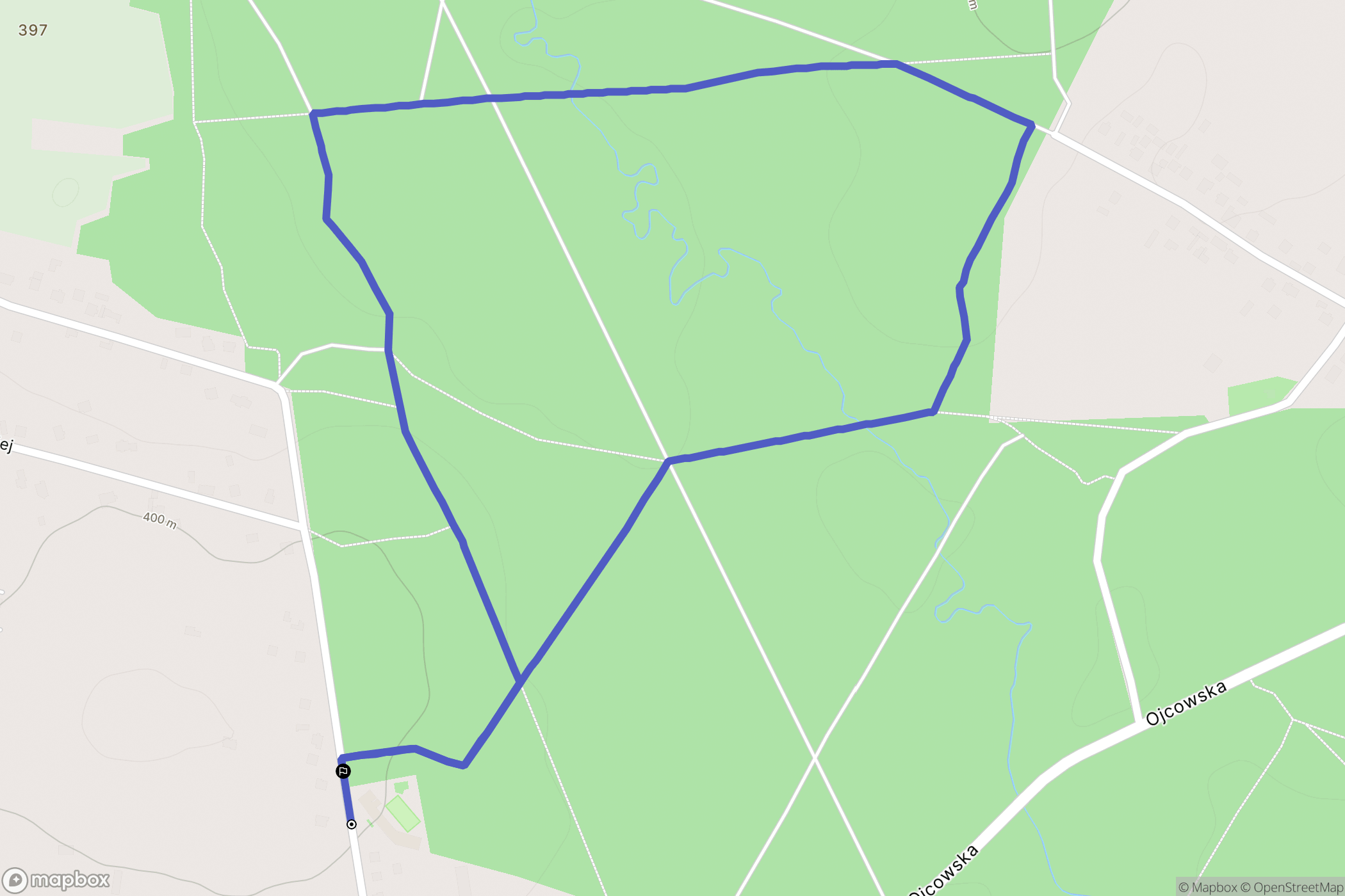 Sieniczno: mapa trasy - Poland