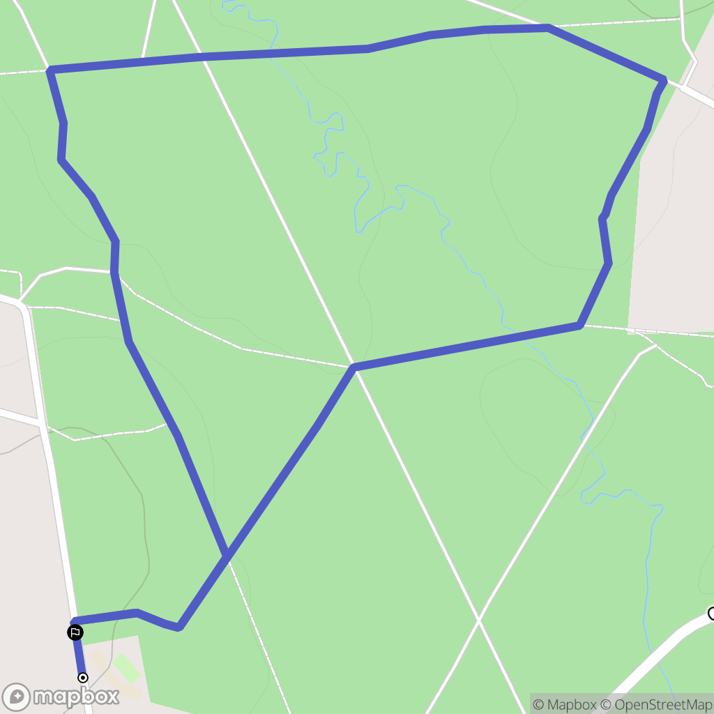 Sieniczno: mapa trasy - Poland