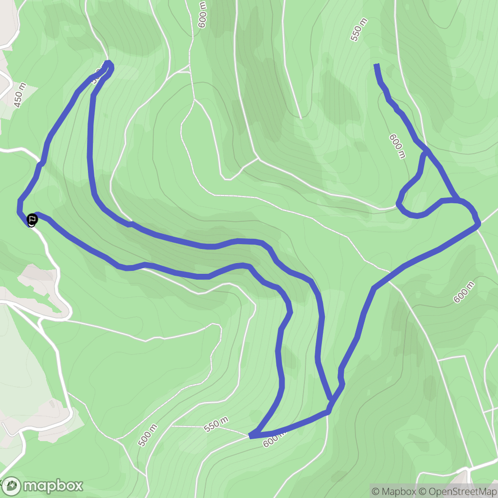 Belmont-sur-Buttant : carte du parcours de randonnée - France