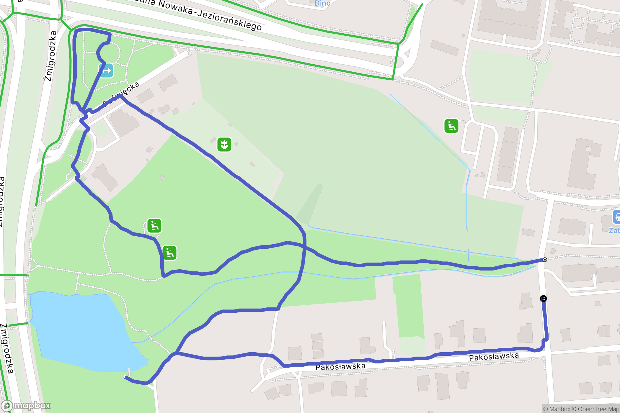 Wrocław: mapa trasy - Poland