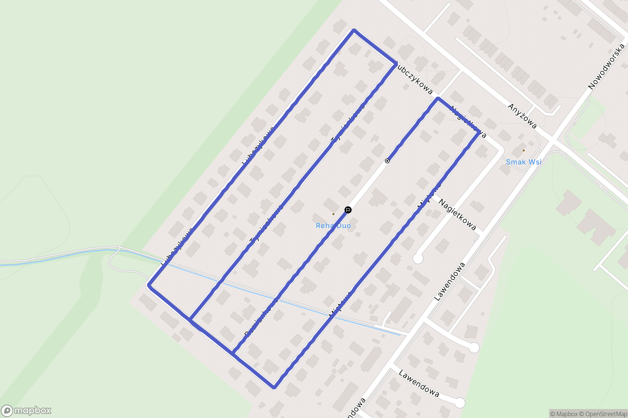 Zabrze: mapa trasy - Poland