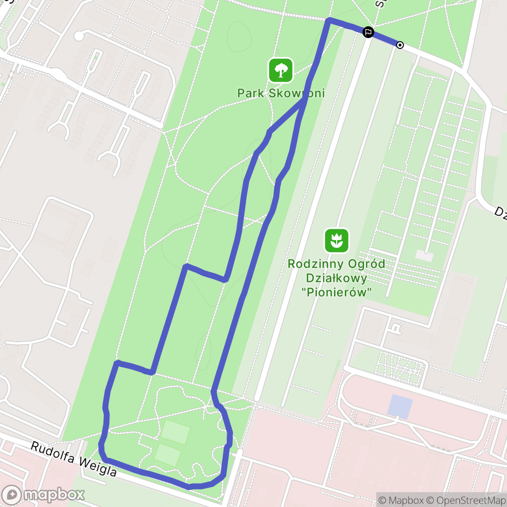 Wrocław: mapa trasy - Poland