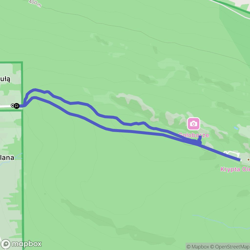 Nowa Słupia: mapa trasy - Poland