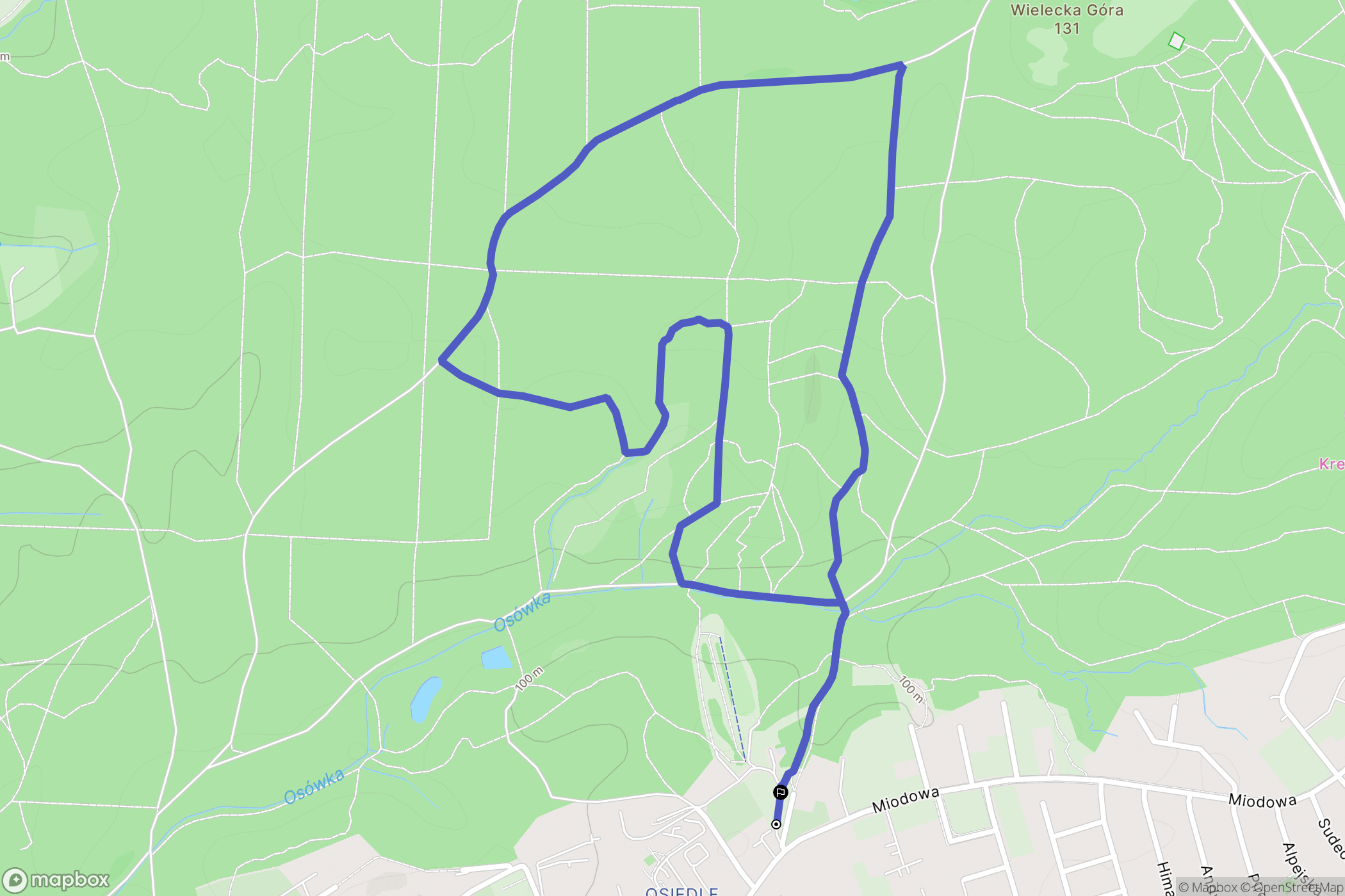 Szczecin: mapa trasy - Poland