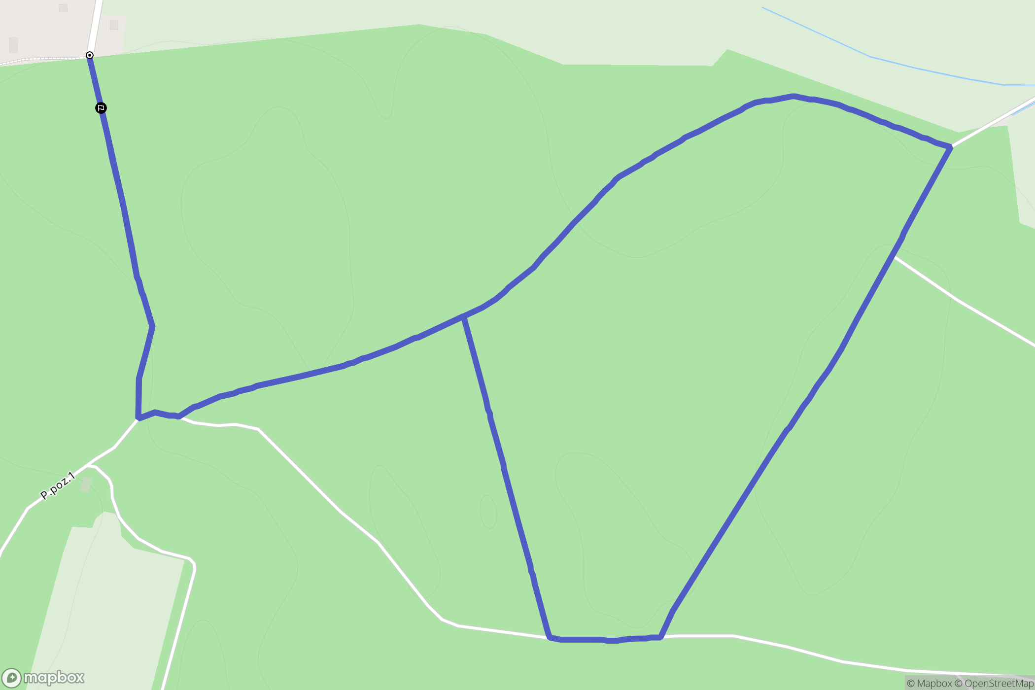 Pawłowo: mapa trasy - Poland