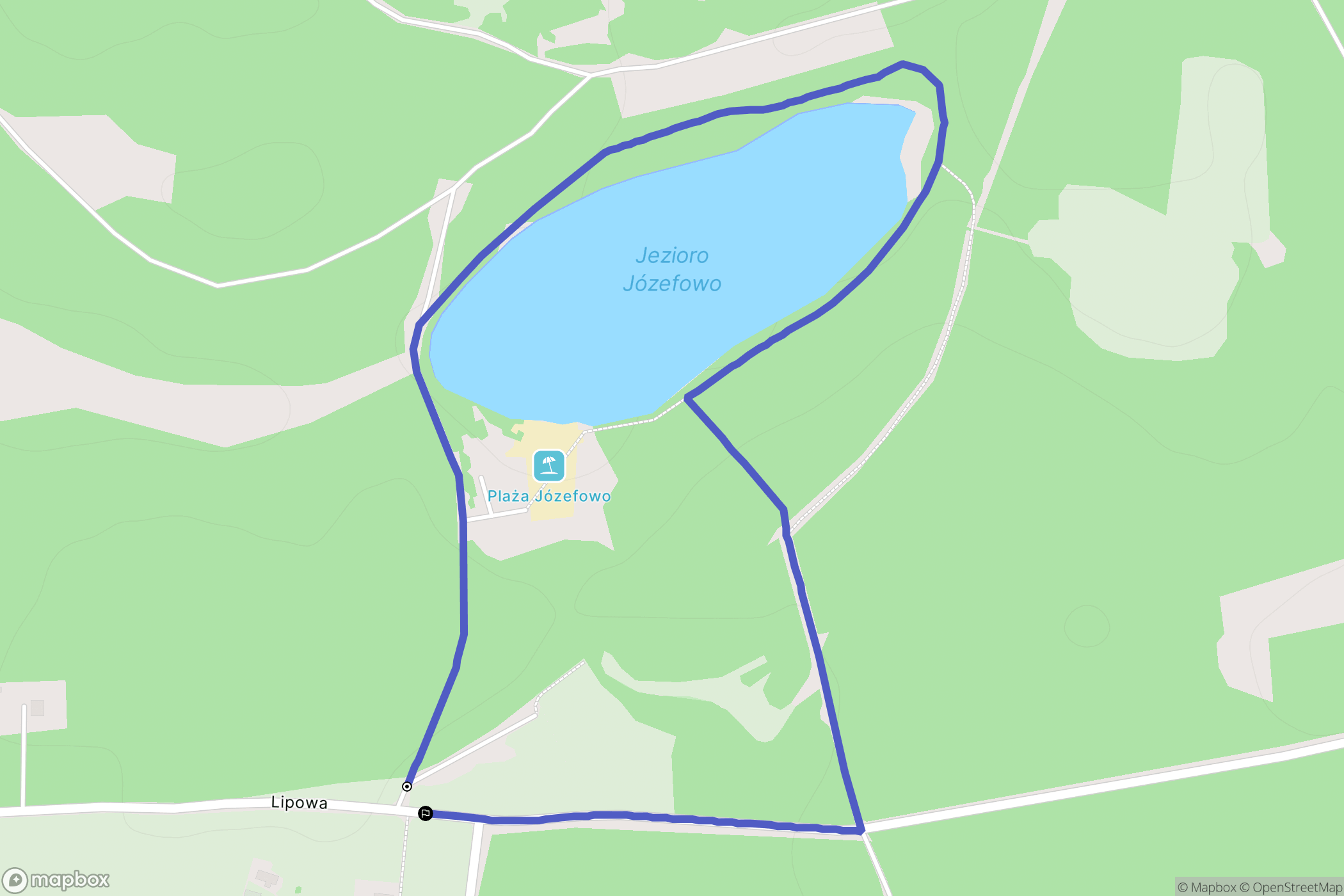 Szembekowo: mapa trasy - Poland