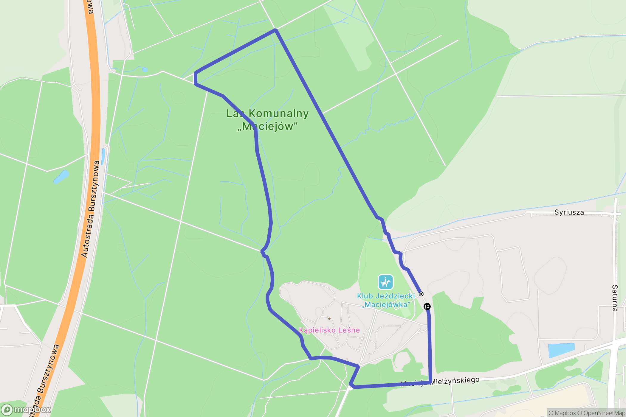 Zabrze: mapa trasy - Poland