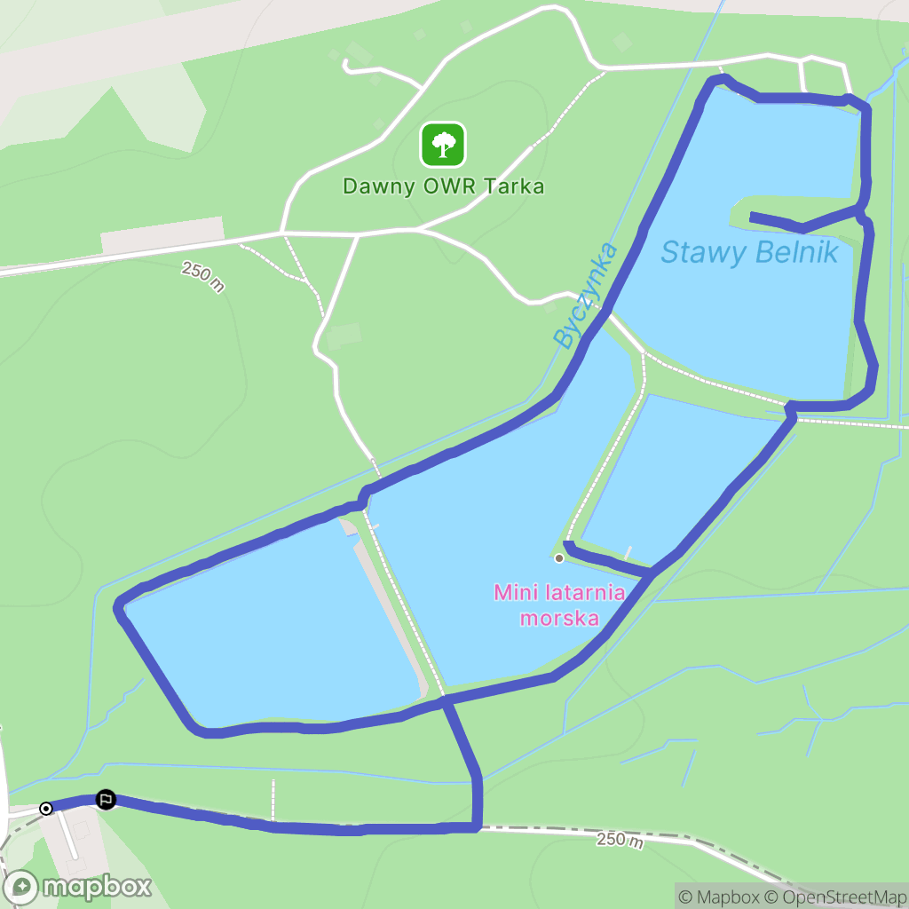 Chrzanów: mapa trasy - Poland